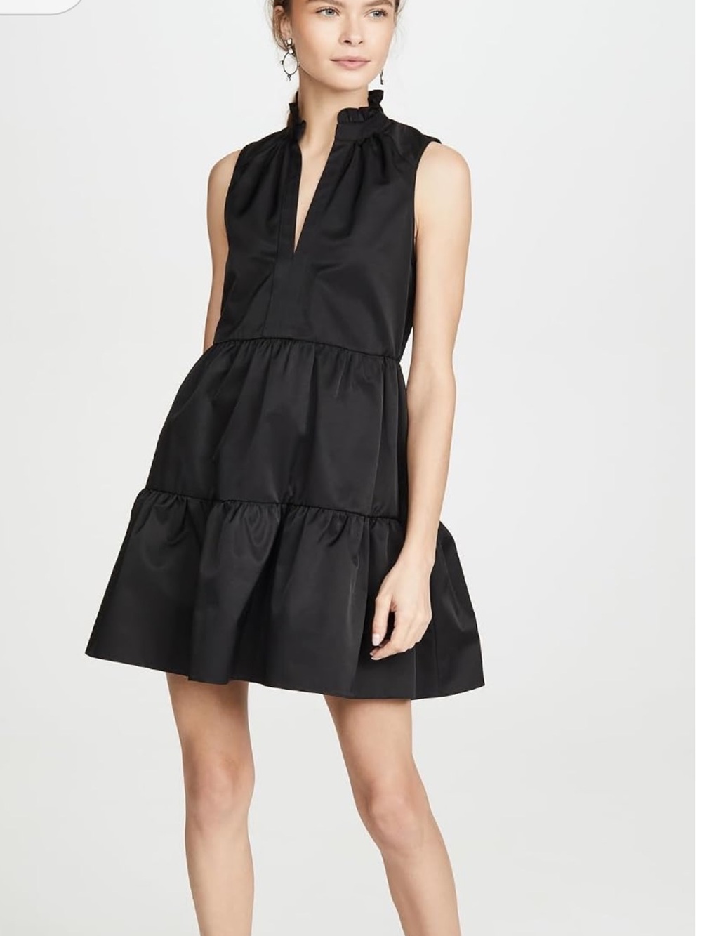 Amanda Uprichard Black Sleeveless Saffron Mini Dress size Small - Picture 10 of 13